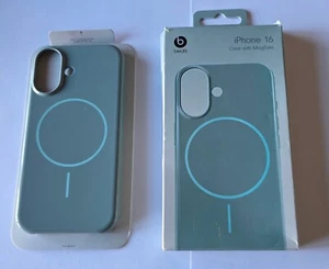 Genuine Original Apple Beats MagSafe Case for iPhone 16 MCFE4LL/A - Riptide Blue - Picture 1 of 8
