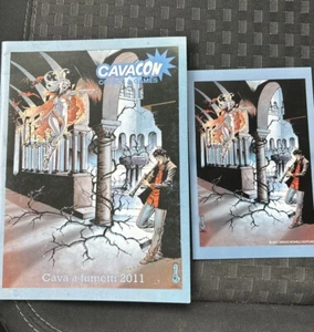DYLAN DOG Albetto + Cartolina Di Val Romeo "CAVA A FUMETTI - CAVACON GAMES" 2011 - Foto 1 di 1
