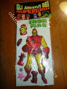 GLI ADESIVI DEI SUPEREROI IRON MAN ANCORA FUSTELLATO NEW GIO CO. ROMA - Imagen 1 de 1