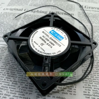 Temperaturregelung leise Kühlgebläse DAH9025S 220 ~ 230 V 0,07 A 90 * 90 * 25 mm - Bild 1 von 3