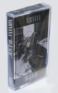 NIRVANA Cassette Bleach Cassette TAPE Album New and SEALED Sub Pop Black Tape - Picture 1 of 7