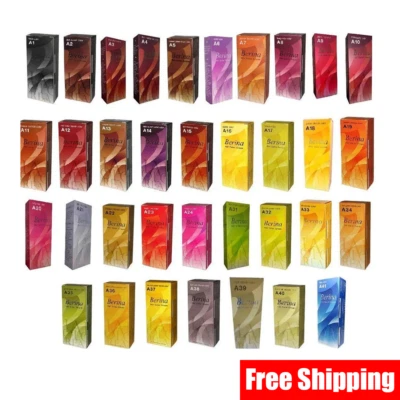 Berina Hair Dye Color Cream 60ml. All Color Permanent Cream & Developer - Image 1 of 4