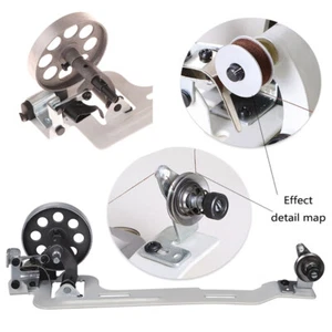 White Small Wheel Bobbin Winder For Industrial Sewing Machine Sewing Accessory_D - Photo 1/12