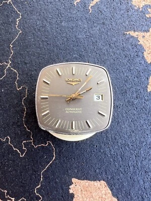 Longines Automatic Conquest Cal L633.1 Movement Not Working For Parts Repair - Immagine 1 di 4