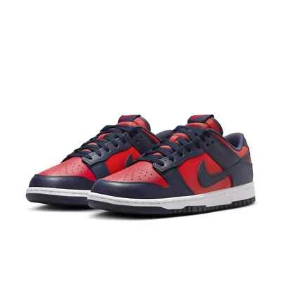 NIKE Dunk Low Retro Universitario Rojo/Obsidiana-Blanco DV0833-601- PARA HOMBRE TALLA 9-10 Foto 1 de 4