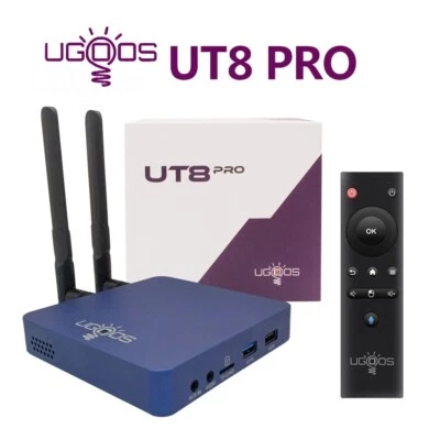 Ugoos UT8 Pro TV BOX Android 11 Smart TV Box RK3568 DDR4 8GB 64GB Wifi 1000M - Image 1 of 4