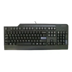 Lenovo Microsoft 104 Key USB PC Keyboard KB1021 Wired Black - Picture 1 of 6