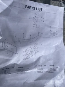 965894001 Husqvarna 52" Mulch Kit - Picture 1 of 3