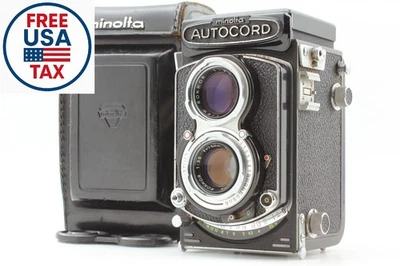 [N MINT w/Case] Minolta Autocord III TLR Film Camera Rokkor 75mm f3.5 From Japan - Image 1 of 4