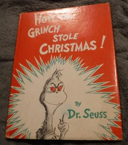 " HOW THE GRINCH STOLE CHRISTMAS " BY Dr.Seuss, IN DJ by Random House,1957 - Picture 1 of 14