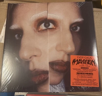 Lady Gaga MAYHEM Store Exclusive 180g Black Vinyl Signed Insert IN HAND SHIPSNOW - Image 1 of 2