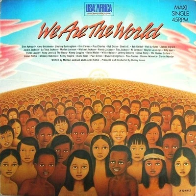 EB17.3: USA For Africa - We Are The World (12", Maxi) X-Mas VG+ VG Weihnachten - Bild 1 von 4