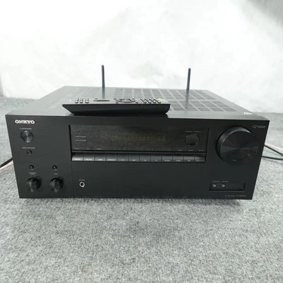 Onkyo TX-NR555 A/V Receiver 7.2 Channel Network Dolby HDMI Bundle W/Remote Works - Image 1 of 4