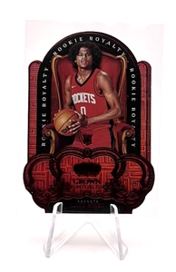 Jalen Green 2021-22 Panini Crown Royale Rookie Royalty Asia Red SP #1 Rockets - Afbeelding 1 van 16