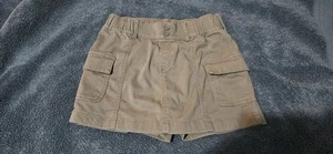 Olive Pull-on Abercrombie Girls Cargo Skort Size 15/16 Excellent Used Condition - Picture 1 of 5