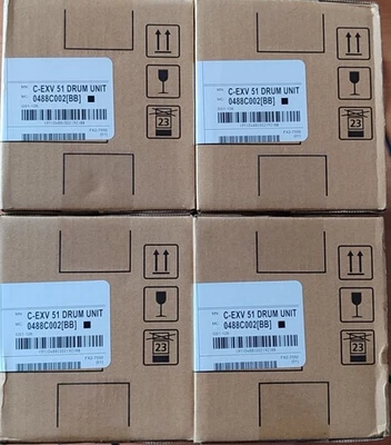 4 Genuine Canon C-EXV51 Drum Unit 0488C002BB Image Runner C5535,C5540,C5550,C55 - Image 1 of 2