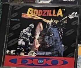 Godzilla TurboGrafx 16 Super CD Turbo Duo Complete CIB Hudson Soft