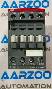 NF22E-11 ABB Contactor Relay NF22E Contactor, dc, Coil Range (Auxiliary) - Picture 1 of 6