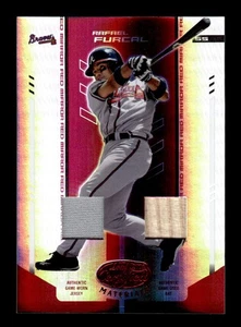 2004 Leaf Certified Materials #154 Rafael Furcal Mirror Combo Red #/250 - Picture 1 of 2