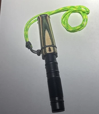 Заказной ручной работы олень Grunt вызов с ремнем регулируемый тон ламинированный камуфляж дерева  - Изображение 1 из 4