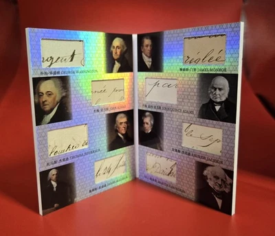 8 U.S. Presidents Relics 2025 Eternal 49/50 Patch History Booklet Revelation - Image 1 of 4