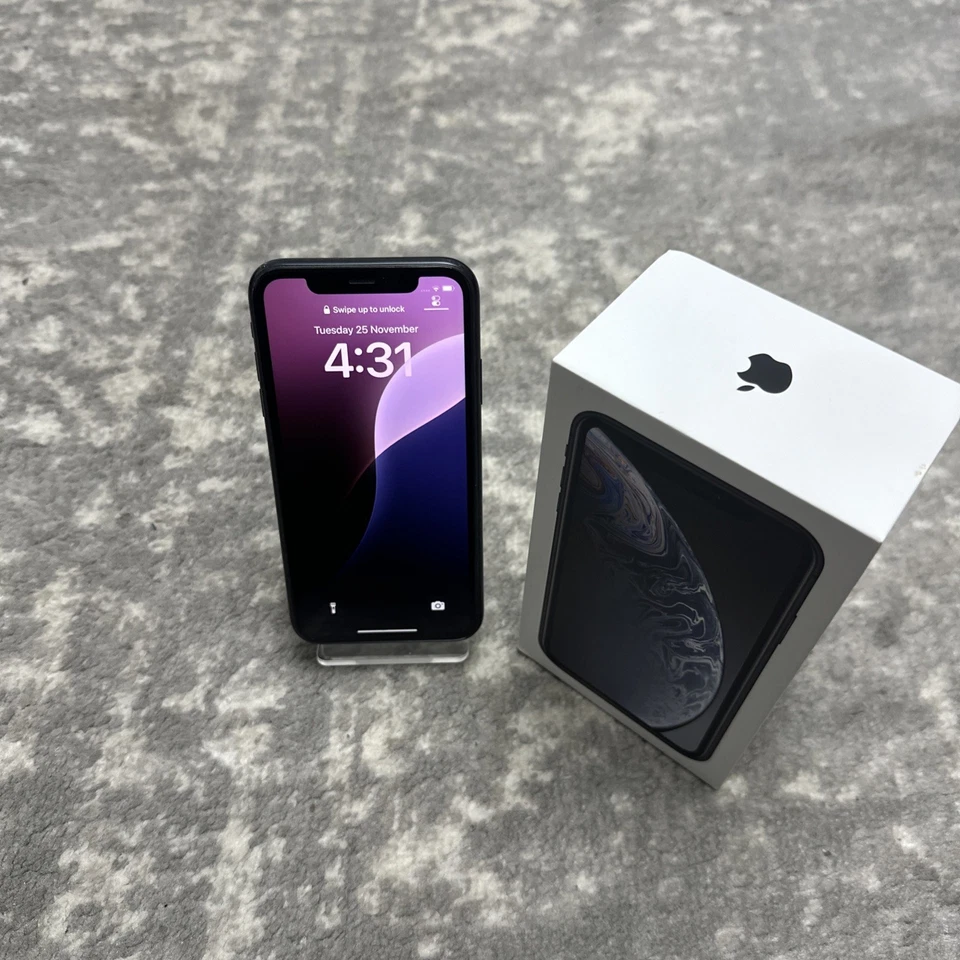 Apple iPhone XR 64GB Smartphone - Black (Unlocked) 80% 🔋  - Image 1 of 4