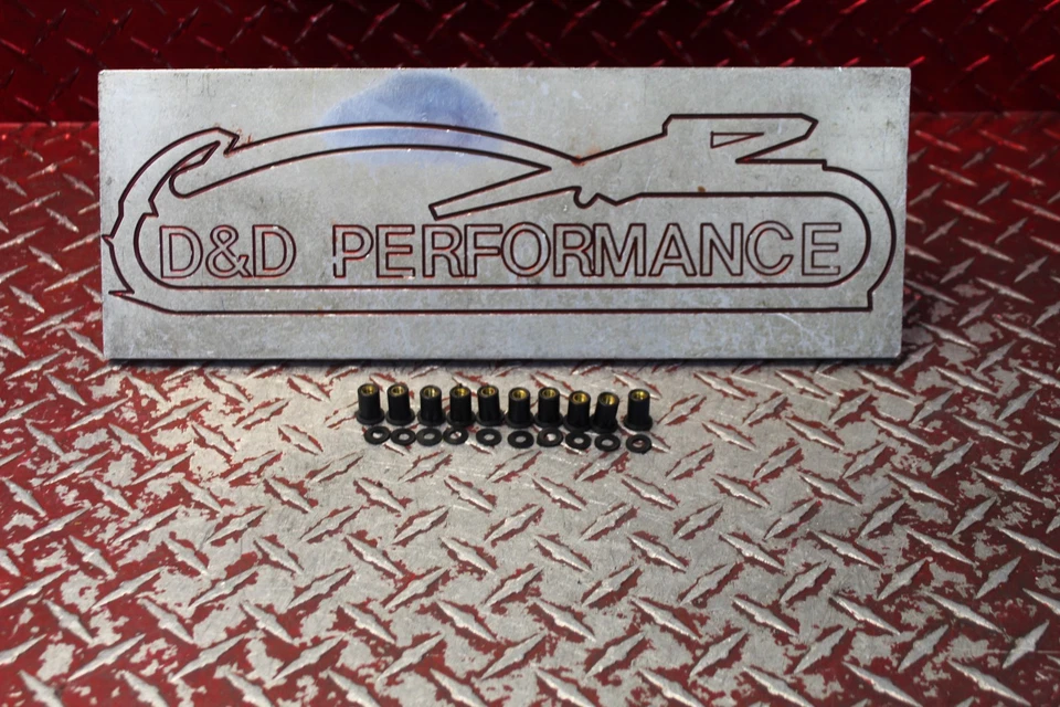 YANA SHIKI WINDSCREEN COMPRESSION NUTS GROMMETS SET OF 10 YS1127 - Image 1 of 4