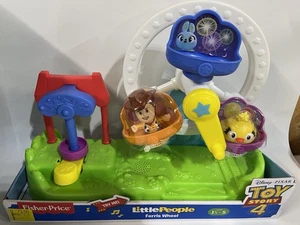 Fisher Price Little People Musical Ferris Wheel Playset 2 Figures RARE 2018 2+ - Picture 1 of 3