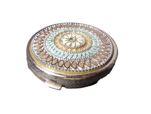 Saks Fifth Avenue vintage Ladies Travel Compact Mirror - Picture 1 of 9