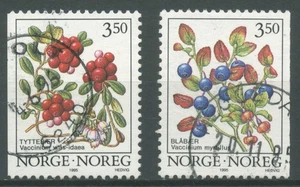 Norwegen 1995 Pflanzen Waldbeeren 1174/75 x gestempelt - Picture 1 of 1