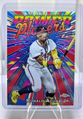 2025 Topps Chrome Ronald Acuna Jr. Power Players #PP-7 Braves - Photo 1/2