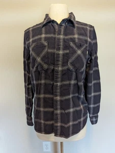 Vans Plaid Shirt Jacket Flap Chest Pockets Small grunge preppy - Picture 1 of 4