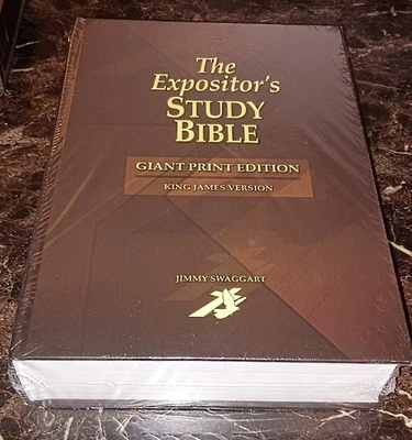 The Expositor’s Study Bible Giant Print King James Version Jimmy Swaggert ✨NEW✨
