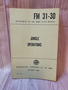 FM 31-30 Army Field Manual Jungle Operations October 1960 Vietnam War - Bild 1 von 12