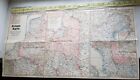 Map Card Germany  1916 Europe .  Battle Front defence Rusian France WW 1
