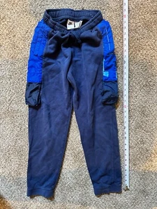Nike Sweat Pants Boys Large Blue Stretch Pocket, BLUE - Picture 1 of 4