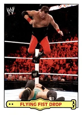 2012 Topps Heritage WWE Ringside Action #7 Flying Fist Drop/Jerry Lawler Foto 1 de 2