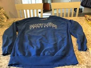 Vintage Steve & Barry’s St. Louis University Billikens Sweatshirt Size XL Long - Picture 1 of 8