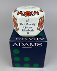 Adams Ceramic Money Box - Queen's Silver Jubilee - 1953-1978 - Made in England