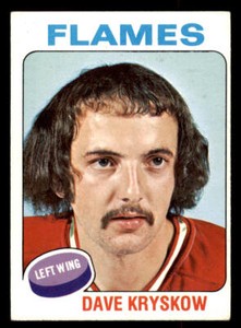 1975 Topps Dave Kryskow # 158 Atlanta Flames