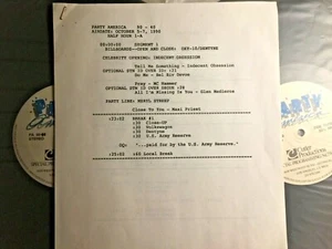 RADIO SHOW: MAGIC MATT'S PARTY AMERICA 10/5/90 MAXI PRIEST, PRINCE, DURAN DURAN - Foto 1 di 4