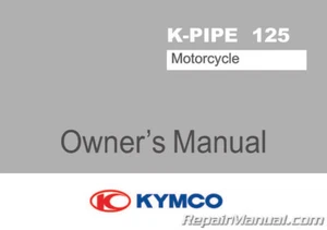 Kymco K-PIPE 125 Scooter Owners Manual - Picture 1 of 1