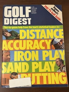 GOLF DIGEST MAGAZINE JANUARY 1981 DAN POHL, MIKE REID, JACK NICKLAUS - Picture 1 of 14