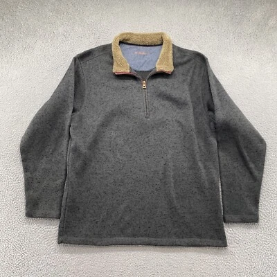 Chaqueta Pullover Sherpa Vintage Impermeable Escote 1/4 Cremallera en Hombre Talla XL Foto 1 de 4