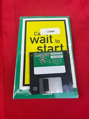 Quicklink II: Windows and DOS 3.5" floppy disk with manual - Image 1 of 2