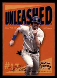 1999 SkyBox Thunder Unleashed #9 Todd Helton Colorado Rockies - Picture 1 of 2
