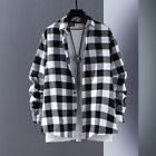New Stylish Comfy Daily Holiday Shir Baggy Coat Long Sleeve Men Casual