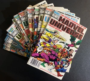 OFFICIAL HANDBOOK MARVEL UNIVERSE DELUXE ED #1 - 20 Comics FULL SET 1985 Fine - Picture 1 of 13