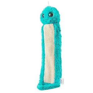 LARGE NATURAL RUBBER HOT WATER BOTTLE WITH WARM KNITTED FLEECE FAUX FUR COVER - Picture 1 of 3
