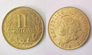 1965 Columbia 2 Centavo Brilliant Uncirculated BU - Picture 1 of 1